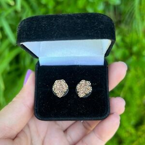 Kendra Scott Gold Drusy Earrings